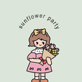 sunflower派对装饰LOGO