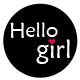 Hello girl 饰品LOGO